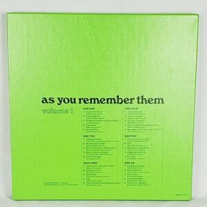 As You Remember Them Volume 1 LP Vinyl Record Time Life Great Instrumentals